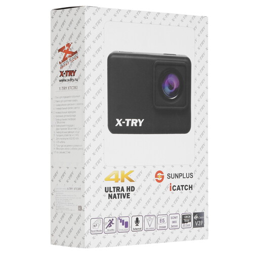 Купить Экшн-камера X-TRY XTC393 черный  9091710. Характеристики, отзывы и цены в Донецке