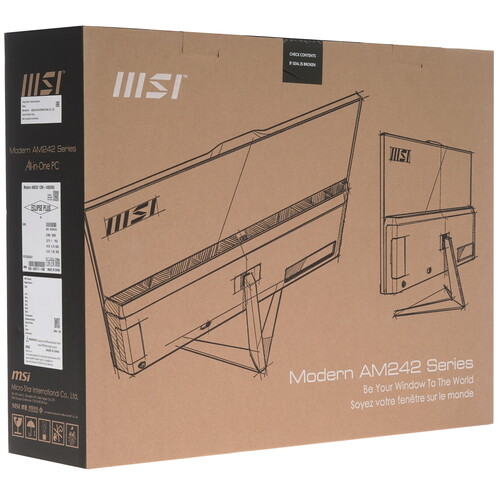 Купить 23.8" Моноблок MSI Modern AM242 12M-1490XRU  5489376. Характеристики, отзывы и цены в Донецке