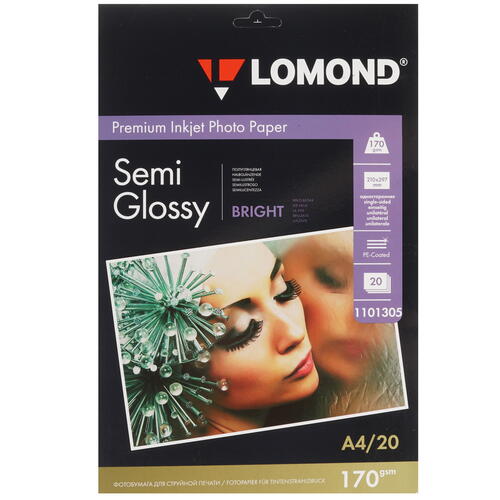 Купить Фотобумага Lomond 1101305  0157728. Характеристики, отзывы и цены в Донецке