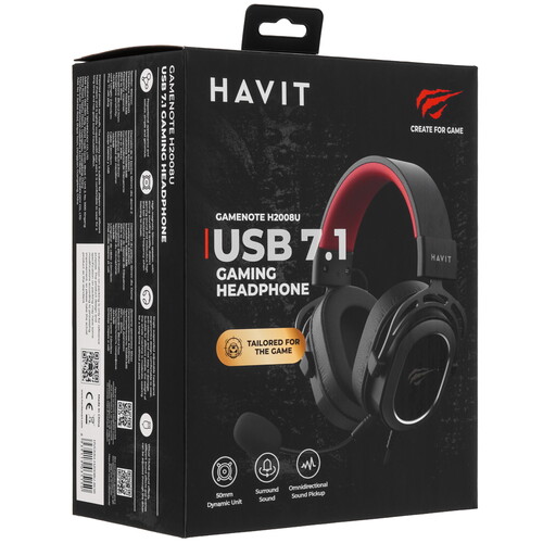 Купить Проводные наушники HAVIT H2008U черный 2025  9271125. Характеристики, отзывы и цены в Донецке