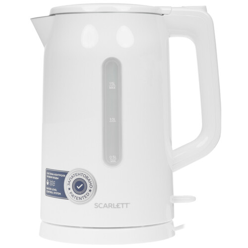 Купить Электрочайник Scarlett SC-EK21S31 белый  9127702. Характеристики, отзывы и цены в Донецке