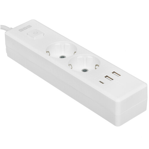 Купить Удлинитель Power Cube PC-4-2M белый  9196399. Характеристики, отзывы и цены в Донецке