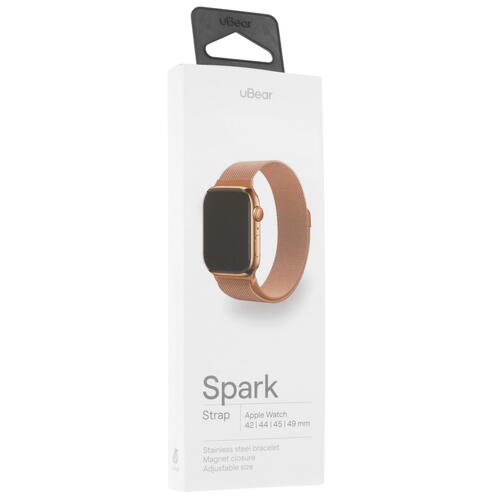 Купить Ремешок uBear для Apple Watch 42/ 44/ 45/ 49mm золотистый  5460680. Характеристики, отзывы и цены в Донецке