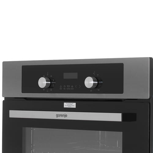 Купить Электрический духовой шкаф Gorenje BO6737E02AXK серебристый  9958942. Характеристики, отзывы и цены в Донецке