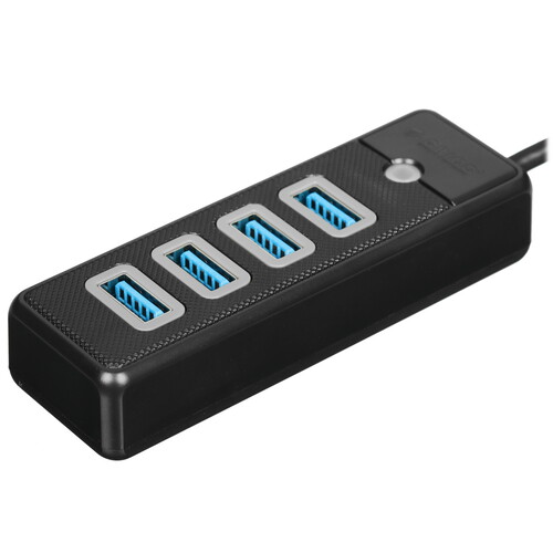 Купить USB-разветвитель ORICO PW4U-U3-015-BK-EP  5471172. Характеристики, отзывы и цены в Донецке