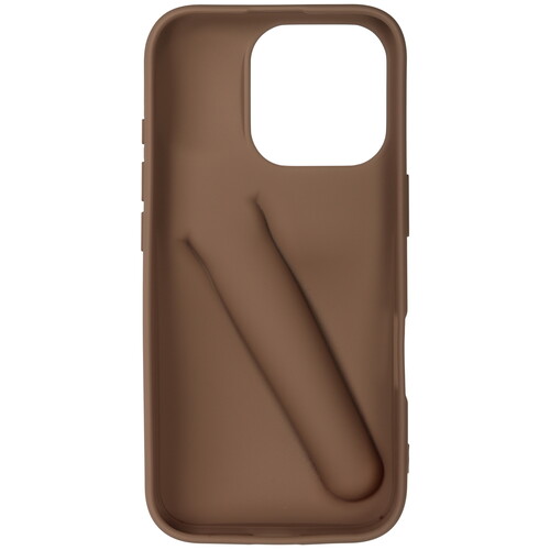 Купить Накладка  BoraSCO для Apple iPhone 16 Pro бежевый  5498122. Характеристики, отзывы и цены в Донецке