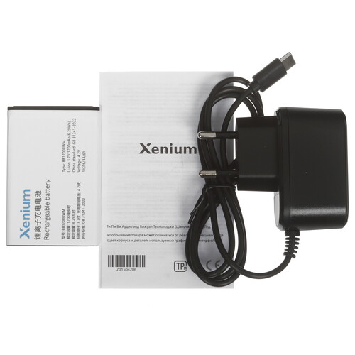 Купить Сотовый телефон Xenium X700 черный  9114196. Характеристики, отзывы и цены в Донецке