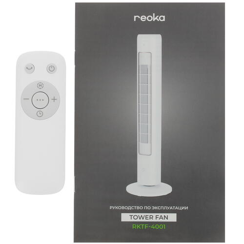 Купить Вентилятор REOKA RKTF-4001  белый  5093789. Характеристики, отзывы и цены в Донецке