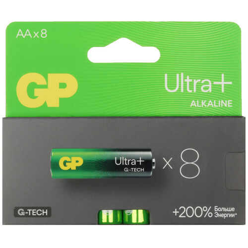 Купить Батарейка GP Ultra+G-TECH AA (LR6/ER14505/FR6/R6P)  5443582. Характеристики, отзывы и цены в Донецке