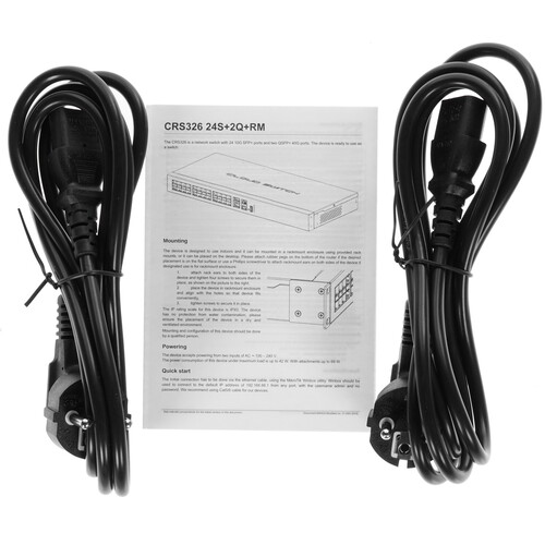 Купить Коммутатор MikroTik CRS326-24S+2Q+RM  1388627. Характеристики, отзывы и цены в Донецке