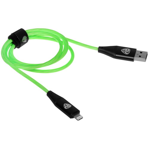 Купить Кабель круглый BY Lightning 8-pin - USB 2.0 Type-A зеленый 1 м  5482250. Характеристики, отзывы и цены в Донецке