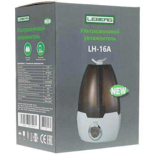 Купить Увлажнитель воздуха LEBERG LH-16A  1600529. Характеристики, отзывы и цены в Донецке