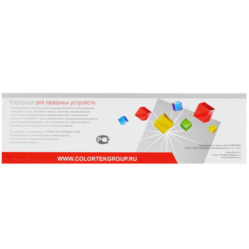 Купить Картридж лазерный Colortek CF412A (410A) Y желтый  5367118. Характеристики, отзывы и цены в Донецке