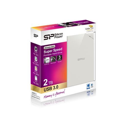 Купить 2 ТБ Внешний HDD Silicon Power Stream S03  0197358. Характеристики, отзывы и цены в Донецке