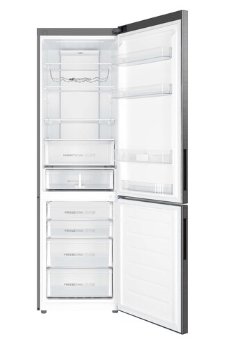 Купить Холодильник с морозильником   Haier C4F640CXU1 серебристый  9954138. Характеристики, отзывы и цены в Донецке