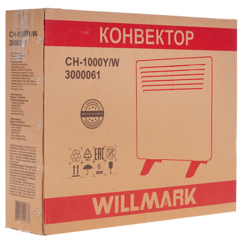 Купить Конвектор Willmark CH-1000Y/W  5342037. Характеристики, отзывы и цены в Донецке