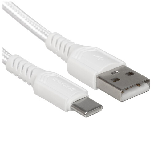Купить Кабель круглый Borofone USB Type-C - USB 2.0 Type-A белый 1 м  5635355. Характеристики, отзывы и цены в Донецке