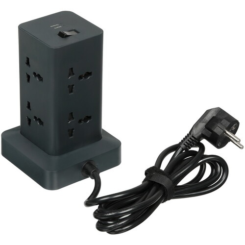 Купить Сетевой фильтр Keyron 820BUU черный  5452040. Характеристики, отзывы и цены в Донецке