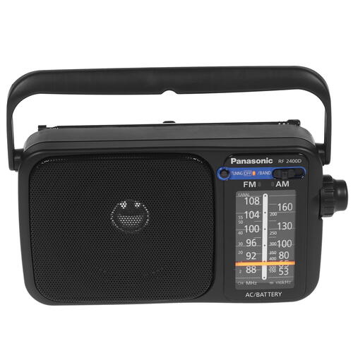 Купить Радиоприемник Panasonic RF-2400DEE-K черный  1272796. Характеристики, отзывы и цены в Донецке