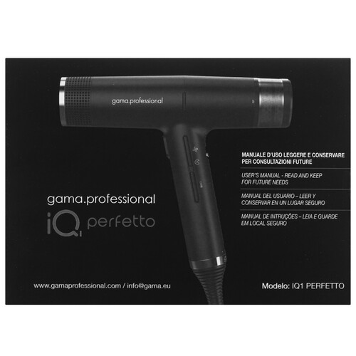 Купить Фен GA.MA IQ1 PERFETTO серый/серебристый  9240470. Характеристики, отзывы и цены в Донецке