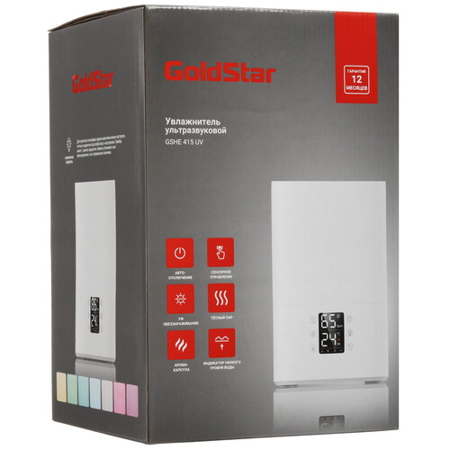 Купить Увлажнитель воздуха GoldStar GSHE 415 UV  9285246. Характеристики, отзывы и цены в Донецке