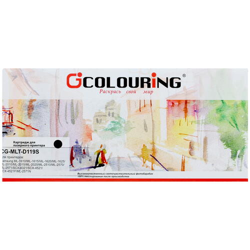 Купить Картридж лазерный Colouring CG-MLT-D119S черный  1377681. Характеристики, отзывы и цены в Донецке