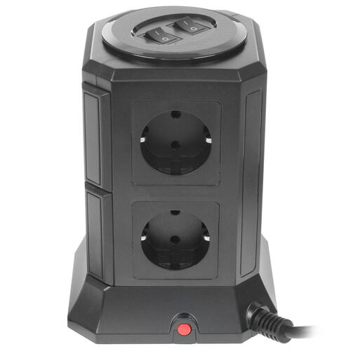 Купить Сетевой фильтр QUMO Power Tower Pro черный  1639069. Характеристики, отзывы и цены в Донецке