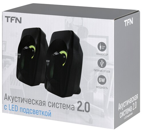 Купить Колонки TFN BS13-07 черный  5634129. Характеристики, отзывы и цены в Донецке