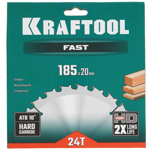 Купить Диск пильный KRAFTOOL 36950-185-20  9108024. Характеристики, отзывы и цены в Донецке