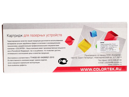Купить Картридж лазерный Colortek CB436A черный  1076226. Характеристики, отзывы и цены в Донецке