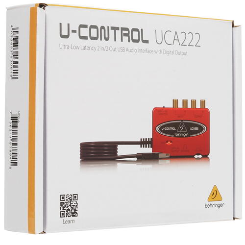 Купить Внешняя звуковая карта BEHRINGER UCA222  4746018. Характеристики, отзывы и цены в Донецке