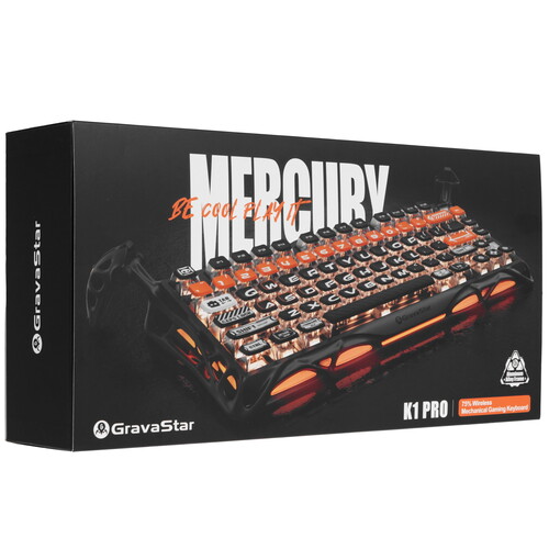 Купить Клавиатура проводная + беспроводная Gravastar Mercury K1 Pro  9296765. Характеристики, отзывы и цены в Донецке