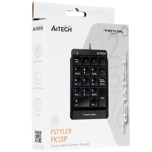 Купить Цифровой блок проводной A4Tech Fstyler FK13P  1669494. Характеристики, отзывы и цены в Донецке