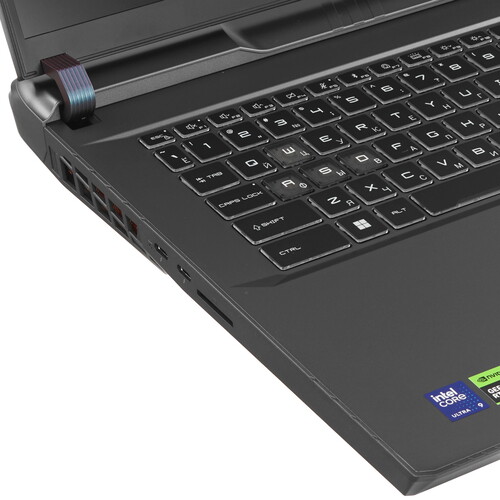 Купить 17" Ноутбук MSI Vector 17 HX AI A2XWIG серый  5630103. Характеристики, отзывы и цены в Донецке