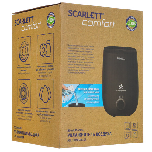 Купить Увлажнитель воздуха Scarlett SC-AH986M24  5340301. Характеристики, отзывы и цены в Донецке