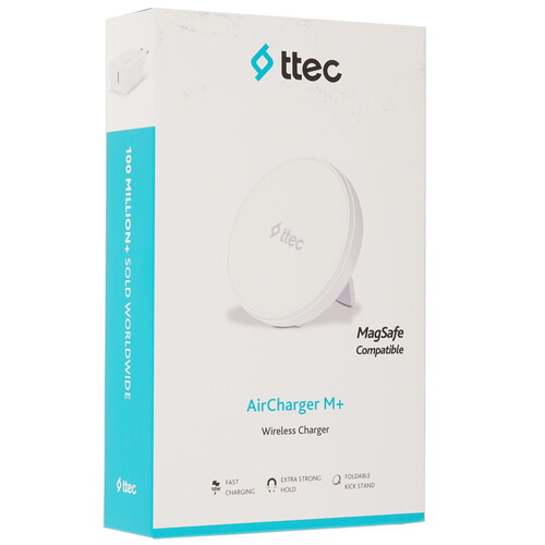 Купить Беспроводное зарядное устройство TTEC AirCharger M+ белый  9202676. Характеристики, отзывы и цены в Донецке