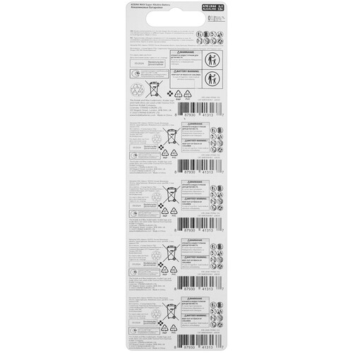 Купить Батарейка KODAK MAX Alkaline LR44 (AG13/G13/LR1154/357A/A76)  4741170. Характеристики, отзывы и цены в Донецке