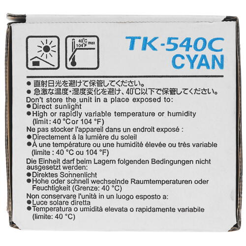 Купить Картридж лазерный Kyocera Mita TK-540C голубой, с чипом  0191051. Характеристики, отзывы и цены в Донецке