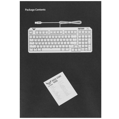 Купить Клавиатура  проводная ASUS TUF Gaming K3 Gen II  5498886. Характеристики, отзывы и цены в Донецке