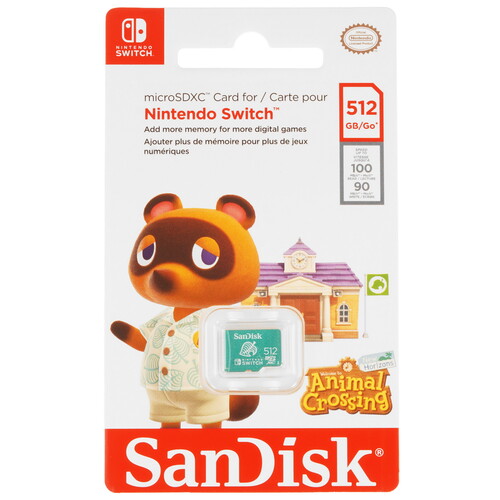 Купить Карта памяти SanDisk for Nintendo Switch microSDXC 512 ГБ  5470851. Характеристики, отзывы и цены в Донецке
