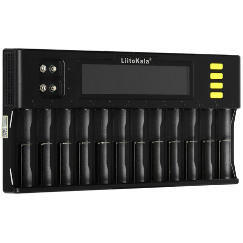 Купить Зарядное устройство LiitoKala Lii-S12 EU+Carcable  9212325. Характеристики, отзывы и цены в Донецке