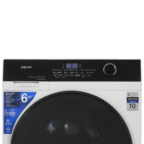 Купить Стиральная машина DEXP WM-F612MKHE/WBSI белый  5445077. Характеристики, отзывы и цены в Донецке
