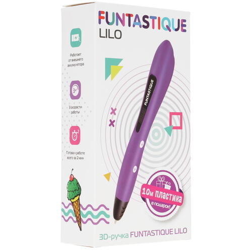 Купить 3D-ручка с пластиком Funtastique LILO FPN03G  зеленый  1623831. Характеристики, отзывы и цены в Донецке