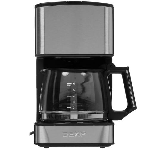 Купить Кофеварка капельная DEXP DCM-0800A серебристый  5050249. Характеристики, отзывы и цены в Донецке