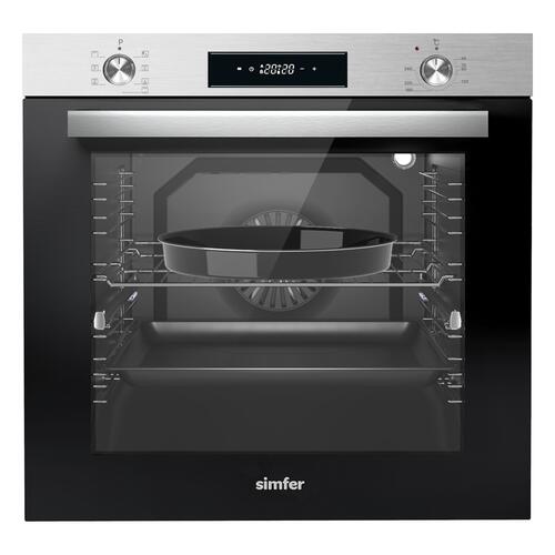 Купить Электрический духовой шкаф Simfer B6EM68122 серебристый  9942770. Характеристики, отзывы и цены в Донецке