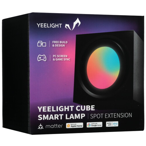 Купить Настольный светильник Yeelight Cube-Desktop Atmosphere Light Spotlight черный  5602315. Характеристики, отзывы и цены в Донецке