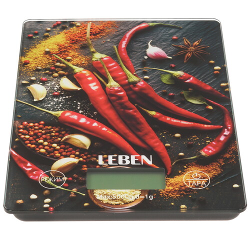 Купить Кухонные весы LEBEN 268-064 разноцветный  9237203. Характеристики, отзывы и цены в Донецке