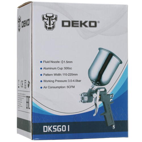 Купить Краскораспылитель DEKO DKSG01  5311763. Характеристики, отзывы и цены в Донецке