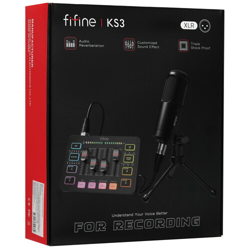 Купить Комплект для звукозаписи Fifine KS3  5478595. Характеристики, отзывы и цены в Донецке