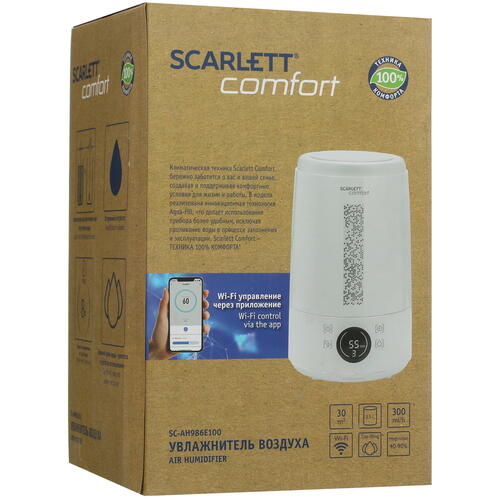 Купить Увлажнитель воздуха Scarlett SC-AH986E100  9909712. Характеристики, отзывы и цены в Донецке